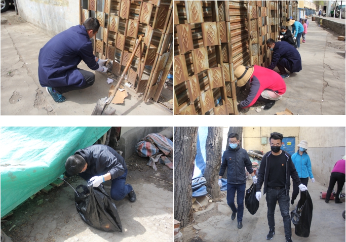 中共青海省第三建筑工程有限公司支部委員會開展“黨旗領(lǐng)航，愛衛(wèi)同行”主題黨日活動